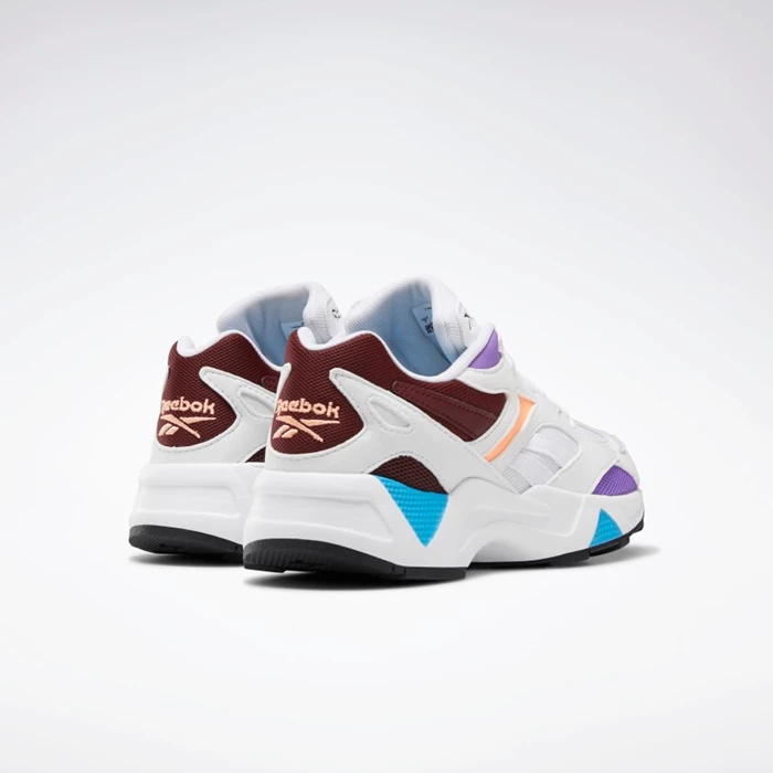 Reebok Aztrek 96 Classics Dames White/Burgundy | VBZ193608