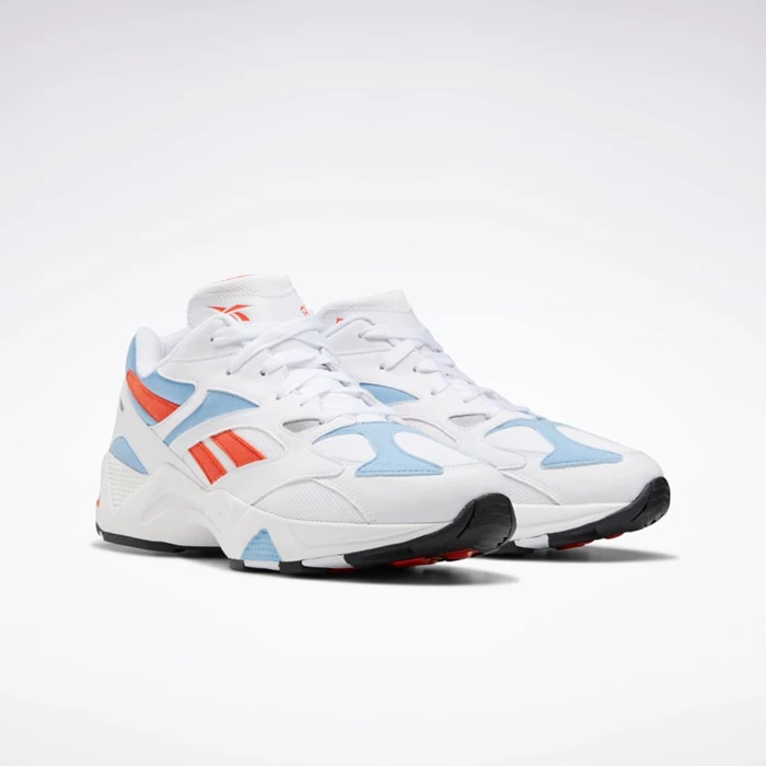 Reebok Aztrek 96 Classics Dames White/Orange/Blue | PBV045689