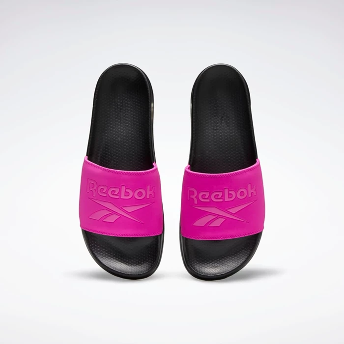 Reebok Classic Badslippers Dames Pink/Pink/Black | CGK783260