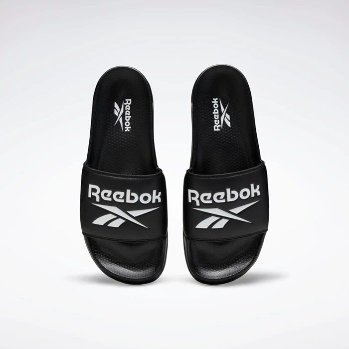 Reebok Classic Badslippers Heren Black/White/Black | CHS162407