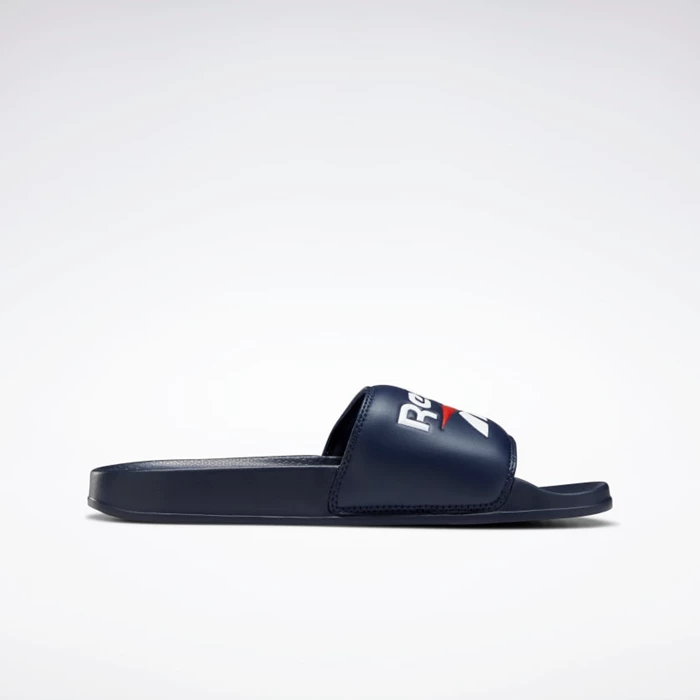 Reebok Classic Badslippers Heren Navy/White/Red | XWS750628