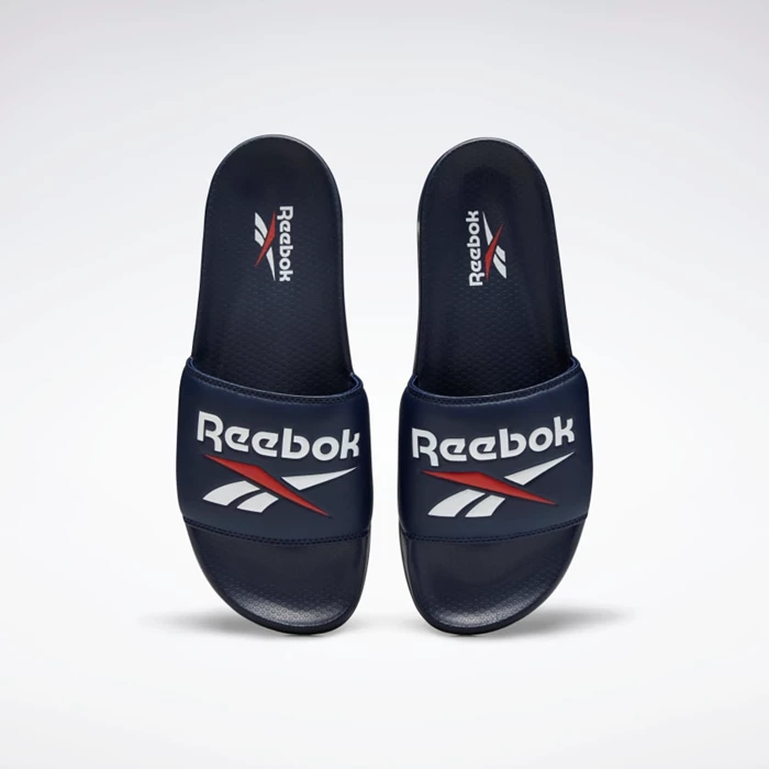 Reebok Classic Badslippers Heren Navy/White/Red | XWS750628