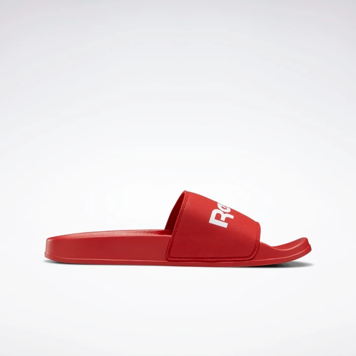 Reebok Classic Badslippers Heren Red/White/Red | VIK836527