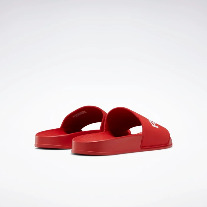 Reebok Classic Badslippers Heren Red/White/Red | VIK836527