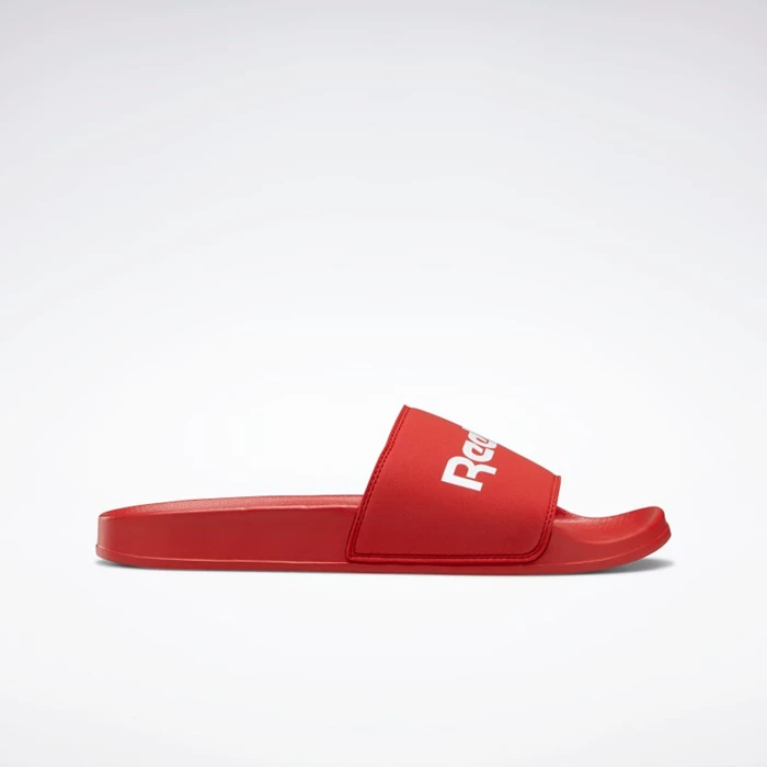 Reebok Classic Badslippers Heren Red/White/Red | VIK836527