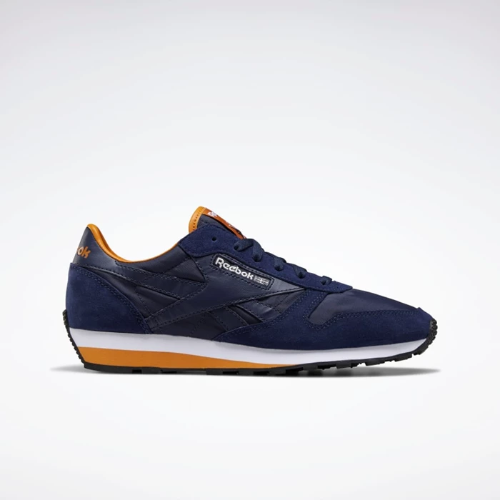 Reebok Classic Leather AZ Classics Dames Navy/White | VFG465792