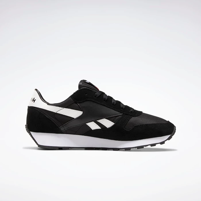 Reebok Classic Leather AZ Classics Dames Black/White/Black | WAL856301