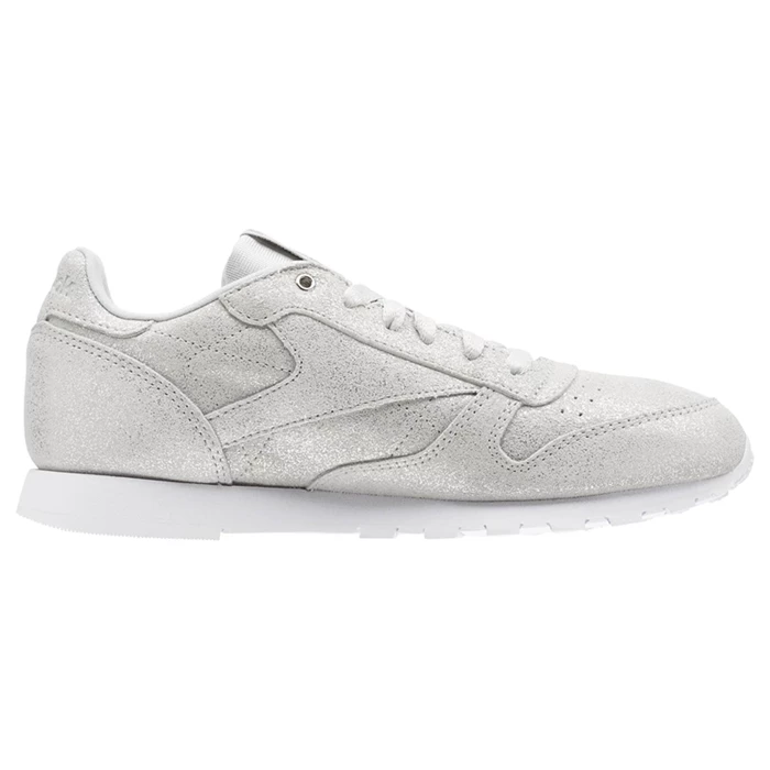 Reebok Classic Leather Classic Kinderen Zilver Grijs Wit | QIC462019