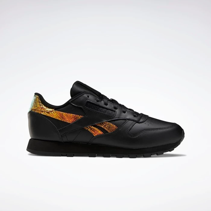 Reebok Classic Leather Classics Dames Black/Black | MOP634895