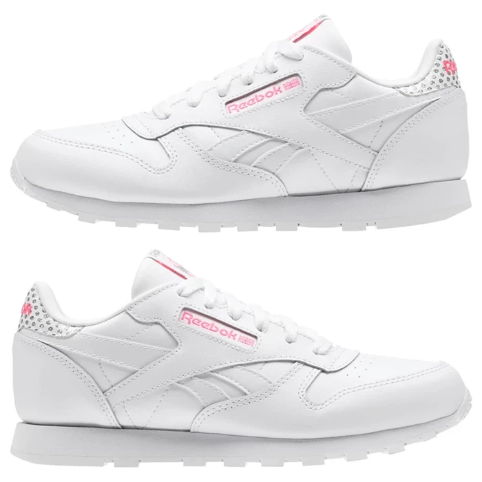 Reebok Classic Leather Girl Squad Pack Classic Kinderen Wit Roze | XSF865723