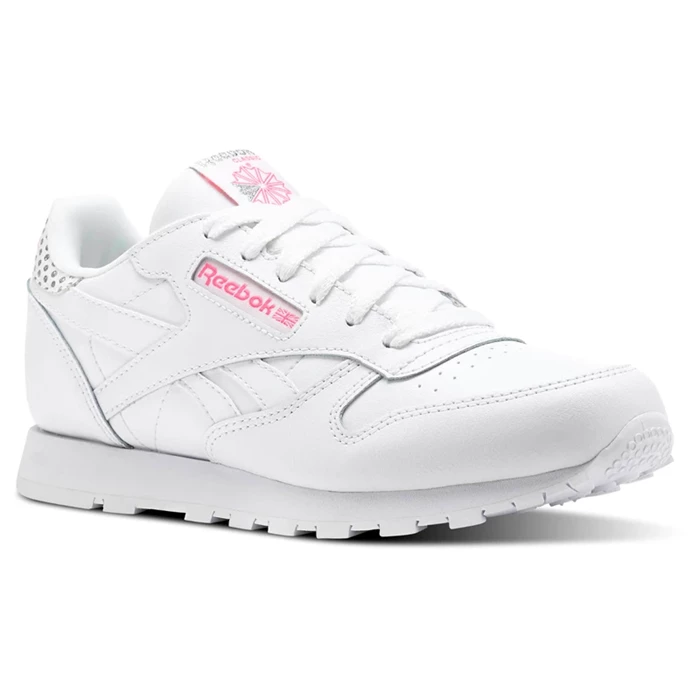 Reebok Classic Leather Girl Squad Pack Classic Kinderen Wit Roze | XSF865723