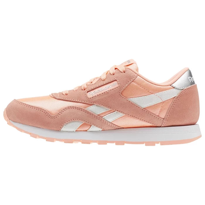 Reebok Classic Nylon - Primary School Classic Kinderen Roze Wit Zilver | ASN529746