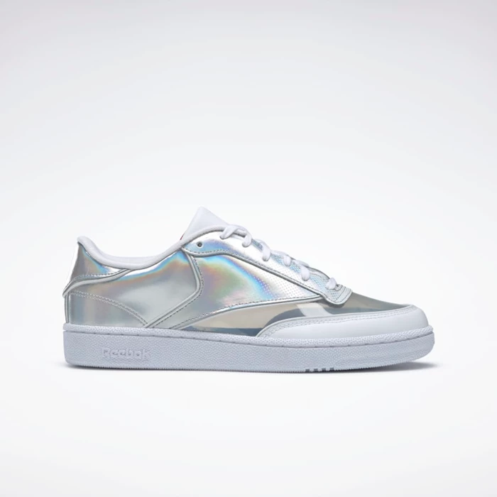 Reebok Club C 85 Classics Heren White/Silver Metal/White | TOS208341