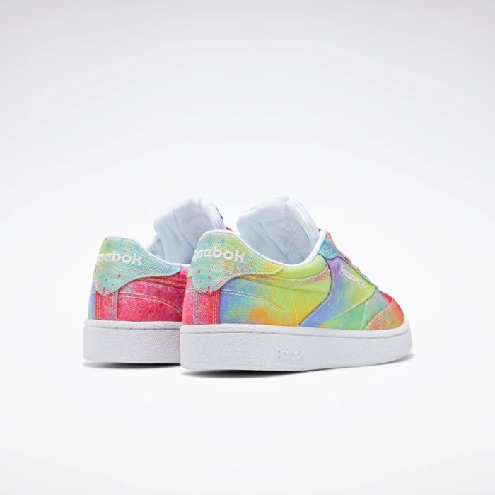 Reebok Club C 85 Pride Classics Dames Multicolor/White | KYP462085