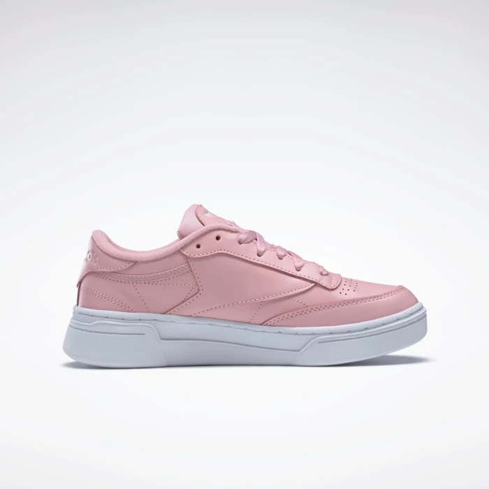 Reebok Club C Stacked Training schoenen Dames Pink/Pink/White | HMC473950