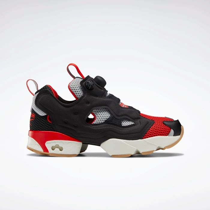 Reebok Instapump Fury OG Classics Dames Black/Red/Grey | ZKA027583