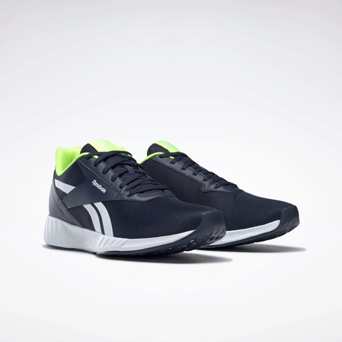 Reebok Lite Plus 2 Loopschoenen Heren Navy/White/Yellow | ZGK465831