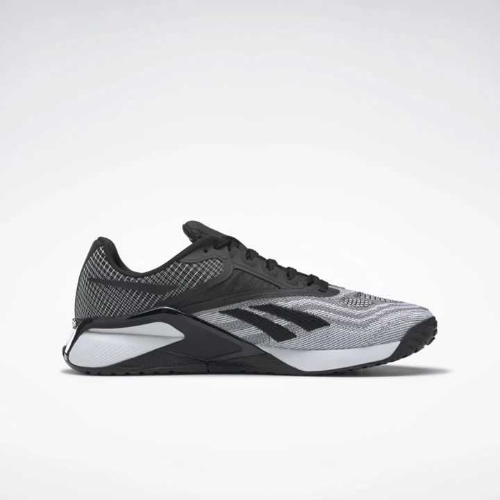 Reebok Nano X2 Training schoenen Heren Zwart Wit Grijs | TDF306748