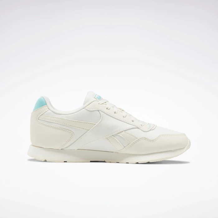 Reebok Royal Glide Classics Dames White/Blue | QYV210948