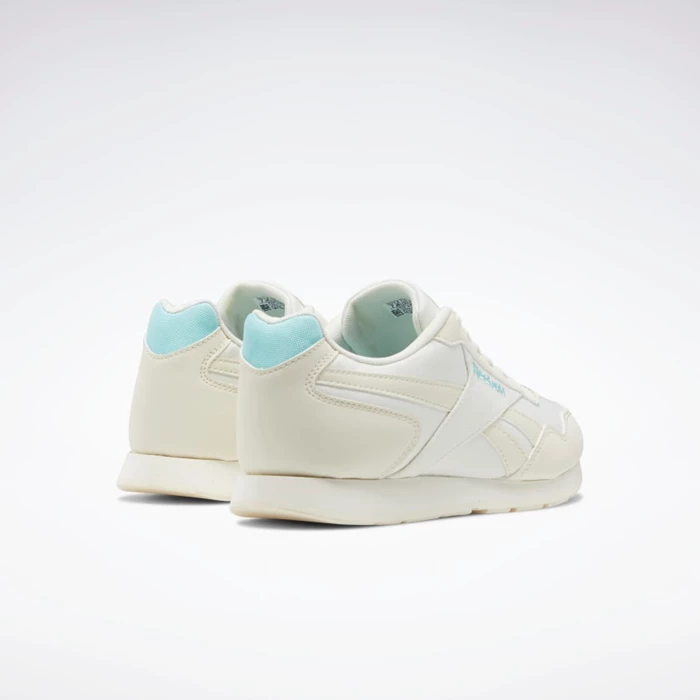 Reebok Royal Glide Classics Dames White/Blue | QYV210948