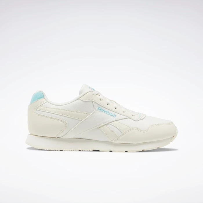 Reebok Royal Glide Classics Dames White/Blue | QYV210948