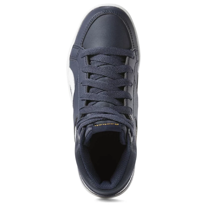 Reebok Royal Prime Mid Sneakers Kinderen Donkerblauw Wit Grijs Goud | XVH480536