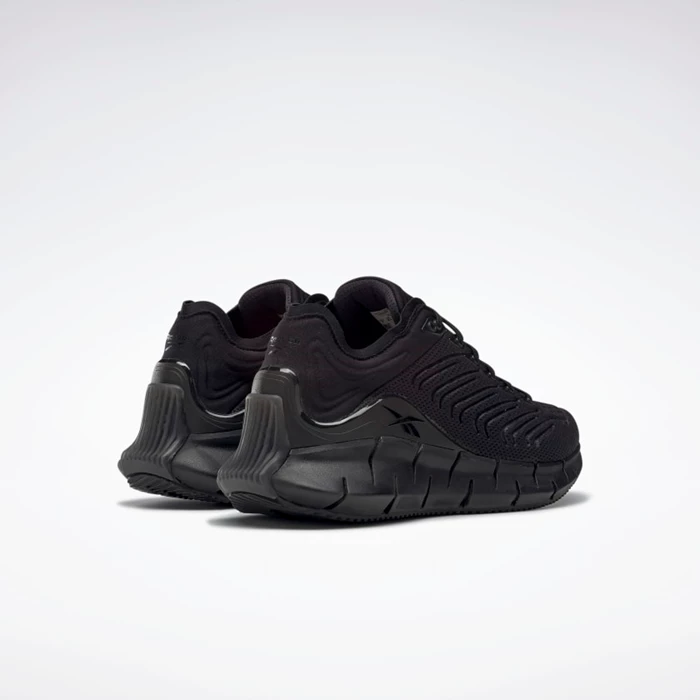 Reebok Zig Kinetica Classics Dames Black/Black/Grey | UQE341980