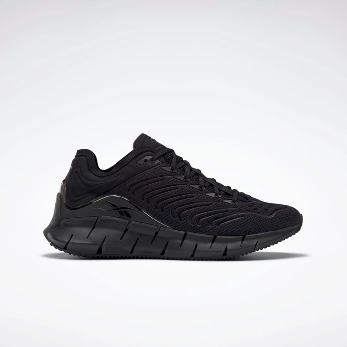 Reebok Zig Kinetica Classics Dames Black/Black/Grey | UQE341980