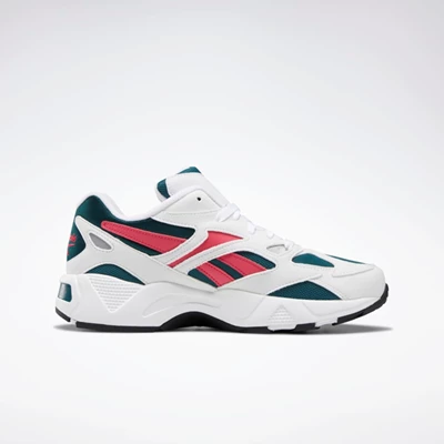 Reebok Aztrek 96 Classics Dames White/Deep Turquoise/Pink | LXM378915