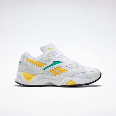 Reebok Aztrek 96 Classics Dames White/Turquoise/Yellow | ZEM920175