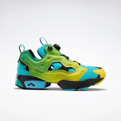 Reebok Chromat Instapump Fury Classics Heren Turquoise/Yellow/Blue | JZR706825