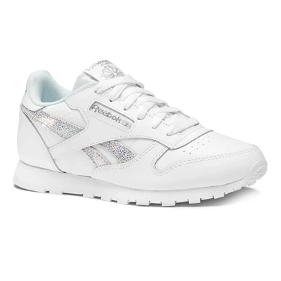 Reebok Classic Leather Classic Kinderen Wit Blauw | NAV840756