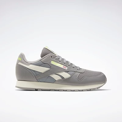 Reebok Classic Leather Classics Heren Grey/White/Yellow | ZTW874293