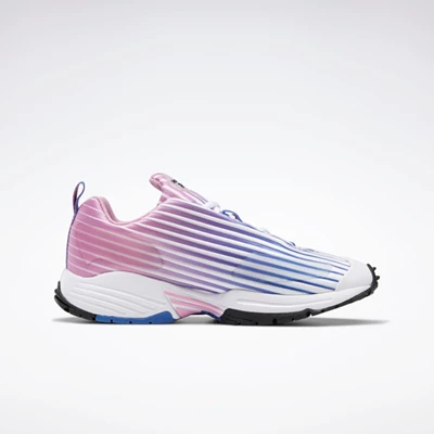 Reebok DMX Thrill Classics Dames Pink/Blue/White | JXL036845