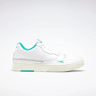 Reebok Dual Court Classics Dames White/Turquoise | NAU742861