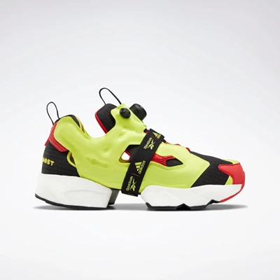 Reebok InstaPump Fury Boost Classics Dames Black/Green/Red | EWJ397145