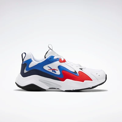 Reebok Royal Turbo Impulse Classics Dames White/Red/Blue | AKW831604