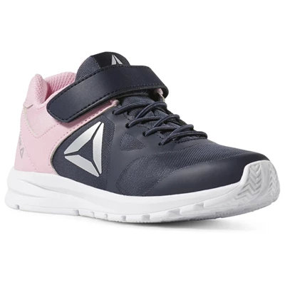 Reebok Rush Runner Loopschoenen Kinderen Donkerblauw Roze | YKA806357