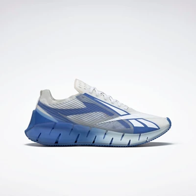 Reebok Zig 3D Storm Loopschoenen Dames White/Blue/Blue | VLK642390