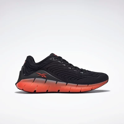 Reebok Zig Kinetica Loopschoenen Heren Black/Orange/Orange | VZB701456